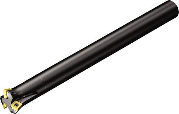 Sandvik Coromant - 5 Inserts, 0.6693" Cutter Diam, 0.85mm Max Depth of Cut, Indexable High-Feed Face Mill - Series CoroMill 415 - Apex Tool & Supply
