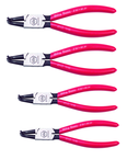 Wiha 90 Degree Bent Internal Retaining Ring Plier Set -- 4 Pieces -- Includes: Tips: .035; .050; .070; & .090" - Apex Tool & Supply