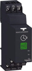 Schneider Electric - 6 Pin, 999 hr Delay, Multiple Range SPDT Time Delay Relay - 8 Contact Amp, 250 Volt, On Board Trimpot - Apex Tool & Supply