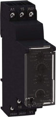 Schneider Electric - 4 Pin, 100 hr Delay, Multiple Range DPDT Time Delay Relay - 8 Contact Amp, 250 Volt, On Board Trimpot - Apex Tool & Supply