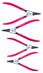 Wiha Straight External Retaining Ring Plier Set -- 4 Pieces -- Includes: Tips: .035; .050; .070; & .090" - Apex Tool & Supply