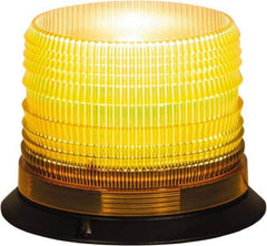 Buyers Products - 8 Joules, 80 FPM, 1" Pipe & 3-Bolt Mount Emergency Strobe Light Assembly - Powered by 12 to 24 Volts, Amber - Apex Tool & Supply