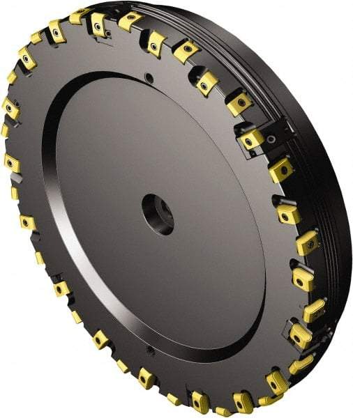 Sandvik Coromant - 304.8mm Cut Diam, 268.65mm Arbor Hole, 0.9mm Max Depth of Cut, 25° Indexable Chamfer & Angle Face Mill - 18 Inserts, CoroMill 425 -1707 Insert, Left Hand Cut, Series CoroMill 425 - Apex Tool & Supply