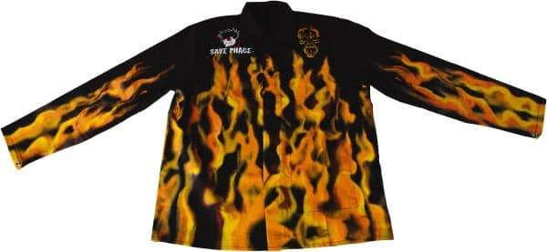 Save Phace - Size 2XL Flame Resistant/Retardant Jacket - Black, Cotton, Snaps Closure - Apex Tool & Supply