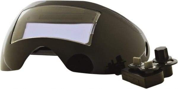Save Phace - 3.74" Wide x 1.38" High, Lens Shade 4/9 to 13, Polycarbonate Auto-Darkening Filter - 1/4" Thick, Green, Front-Mounted - Apex Tool & Supply
