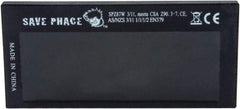 Save Phace - 3.74" Wide x 1.42" High, Lens Shade 3 to 11, Polycarbonate Auto-Darkening Filter - 1/4" Thick, Green, Inside Mount - Apex Tool & Supply