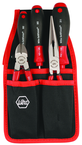 Soft Grip Belt Pack Pouch Set With Slotted & Philips Drivers Diagonal Cutters & Long Nose Pliers. 5 Pc. Set - Apex Tool & Supply