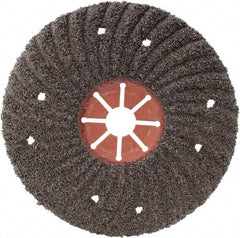 Camel Grinding Wheels - 4-1/2" Diam 7/8" Hole 80 Grit Fiber Disc - Fine Grade, Silicon Carbide, 8,500 Max RPM, Series Semi Flex Red Fiber - Apex Tool & Supply