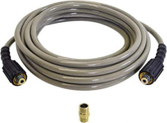 Simpson - 3,100 Max psi Fixed Pressure Washer Hose - 25' Long, Polyurethane, Female - Apex Tool & Supply