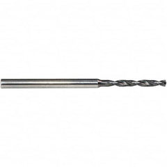 Emuge - 0.85mm, 140° Point, Solid Carbide Micro Drill Bit - Apex Tool & Supply
