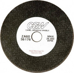Camel Grinding Wheels - 4" 36 Grit Zirconia Alumina Cutoff Wheel - 1/16" Thick, 1/4" Arbor, 19,100 Max RPM - Apex Tool & Supply