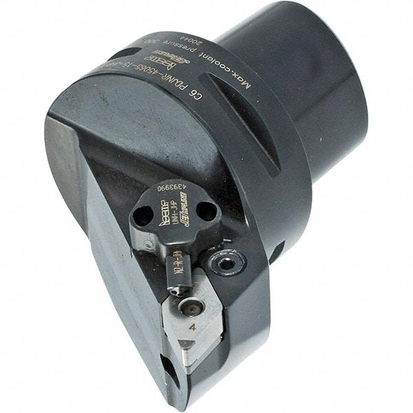 Iscar - Left Hand Cut, Size C4, Various Insert Compatiblity, External Modular Turning & Profiling Cutting Unit Head - 27mm Ctr to Cutting Edge, 55mm Head Length, Through Coolant, Series CAMFIX, Isoturn, JetHPLine - Apex Tool & Supply