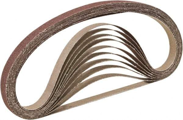 Camel Grinding Wheels - 1" Wide x 30" OAL, 100 Grit, Aluminum Oxide Abrasive Belt - Aluminum Oxide, Fine, Coated, X Weighted Cloth Backing, Dry, Series A3 - Apex Tool & Supply
