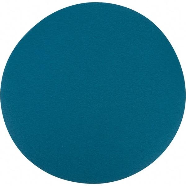 Camel Grinding Wheels - 20" Diam, 80 Grit Zirconia Alumina Adhesive PSA Disc - Medium Grade, Blue, Y Weighted Backing, Flexible - Apex Tool & Supply