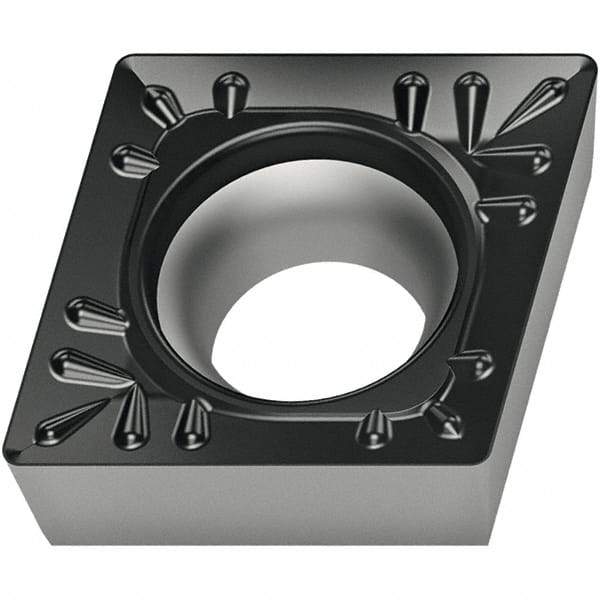 Walter - CCMT322 Grade WAP20 Carbide Turning Insert - TiCN/Al2O3/TiN Finish, 80° Diamond, 3/8" Inscr Circle, 1/8" Thick, 1/32" Corner Radius - Apex Tool & Supply