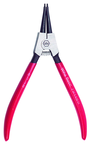 Straight External Retaining Ring Pliers 1/8 - 3/8" Ring Range .035" Tip Diameter with Soft Grips - Apex Tool & Supply