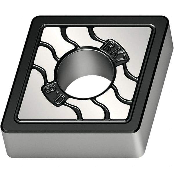 Walter - CNMA434 RK7 Grade WKK10S Carbide Turning Insert - TiCN/Al2O3/TiCN Finish, 80° Diamond, 1/2" Inscr Circle, 3/16" Thick, 1/16" Corner Radius - Apex Tool & Supply