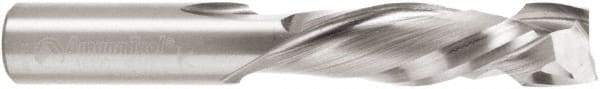 Amana Tool - 1/2" Cutting Diam x 1-5/8" Length of Cut, 2 Flute, Compression Spiral Router Bit - Right Hand Cut, Solid Carbide, 3-1/2" OAL x 1/2" Shank Diam, Laminate Trim - Apex Tool & Supply