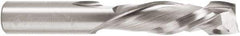 Amana Tool - 1/2" Cutting Diam x 1-5/8" Length of Cut, 2 Flute, Compression Spiral Router Bit - Right Hand Cut, Solid Carbide, 3-1/2" OAL x 1/2" Shank Diam, Laminate Trim - Apex Tool & Supply