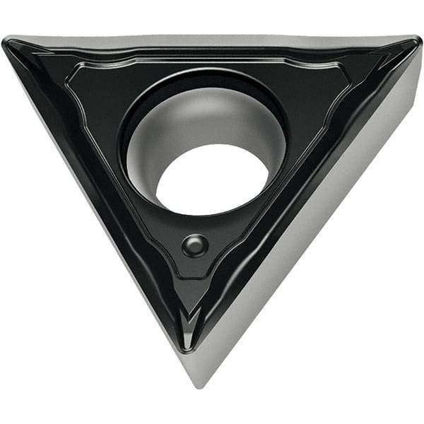 Walter - TCMT1.21.21 FP4 Grade WPP20S Carbide Turning Insert - TiCN/Al2O3/TiN Finish, 60° Triangle, 5/32" Inscr Circle, 5/64" Thick, 1/64" Corner Radius - Apex Tool & Supply