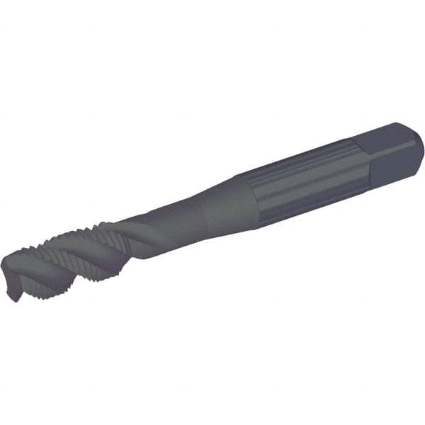 Kennametal - M16x2.00 3 Flute 6H Bottoming Spiral Flute Tap - Vanadium High Speed Steel, Oxide Finish, 3-13/16" OAL, Right Hand Flute, Right Hand Thread, D7, Series GOtap\xAE - Apex Tool & Supply