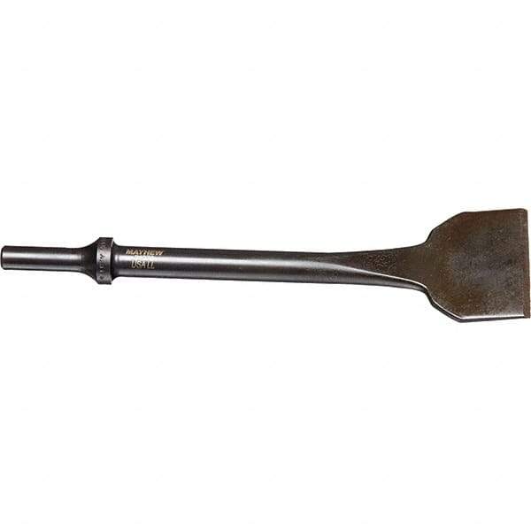 Mayhew - 2" Head Width, 8-1/2" OAL, Scraper Punch - Round Drive, Round Shank, Steel - Apex Tool & Supply