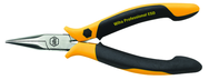 Short Snipe (Chain) Nose Straight; Serrated Jaw Pliers ESD Safe Precision - Apex Tool & Supply