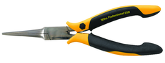 Long Needle Nose Pliers; Straight; Serrated Jaws ESD Safe Precision - Apex Tool & Supply