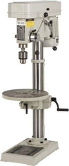 Enco - 330mm Swing, Step Pulley Drill Press - 16 Speed, 3/4 hp, Single Phase - Apex Tool & Supply