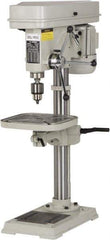 Enco - 346mm Swing, Step Pulley Drill Press - 16 Speed, 1 hp, Single Phase - Apex Tool & Supply