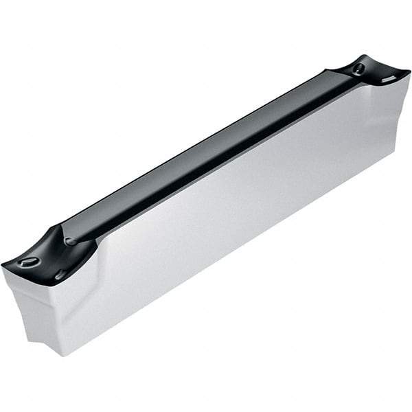 Walter - 1E250R6GX CF6 Grade WSM33S, 2.5mm Cutting Width Carbide Grooving Insert - Right Hand, 0.2mm Corner Radius, TiAlN/Al2O3/ZrCN Finish - Apex Tool & Supply