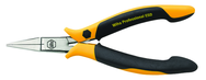 Short Flat Nose Pliers; Smooth Jaws ESD Safe Precision - Apex Tool & Supply