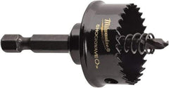 Milwaukee Tool - 1-1/8" Diam, 5/8" Cutting Depth, Hole Saw - Bi-Metal Saw, Toothed Edge - Apex Tool & Supply