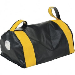 Vestil - Vinyl Duffel Bag (Style) Dock Seal Draft Blocker - 18" Strip Width x 12" Strip Thickness, Black - Apex Tool & Supply
