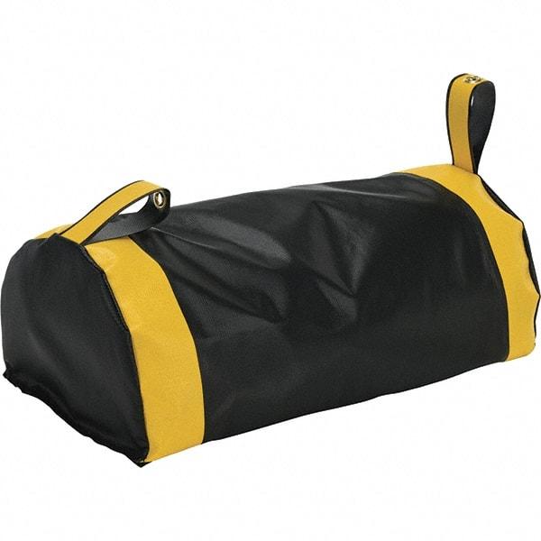 Vestil - Vinyl Duffel Bag (Style) Dock Seal Draft Blocker - 24" Strip Width x 12" Strip Thickness, Black - Apex Tool & Supply