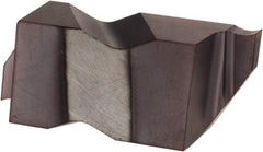 Hertel - 3047IG K Grade HC215, 1.19mm Cutting Width Carbide Grooving Insert - 1.9mm Max Depth of Cut, Right Hand, TiAlN Finish - Apex Tool & Supply