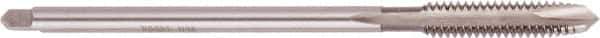 Regal Cutting Tools - 7/16-14 UNC 3 Flute H3 Bright Finish High Speed Steel Spiral Point Extension Tap - Plug Chamfer, 6" OAL, 1-7/16" Thread Length, 3B Class of Fit - Apex Tool & Supply