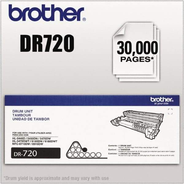 Brother - Black Drum Unit - Use with Brother DCP-8110DN, 8150DN, 8155DN, HL-5440D, 5450DN, 5470DW, 5470DWT, 6180DW, 6180DWT, MFC-8510DN, 8710DW, 8810DW, 8910DW, 8950DW, 8950DWT - Apex Tool & Supply