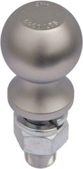 Vestil - 2-5/16" Diam, 2-1/2" Shank Length, Hitch Ball - 1" Shank Diam, 5,000 Lb Capacity, Chrome - Apex Tool & Supply