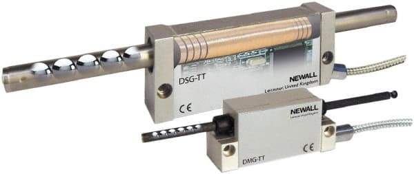Newall - 96" Max Measuring Range, 5 & 10 µm Resolution, 106" Scale Length, Inductive DRO Linear Scale - 10 µm Accuracy, IP67, 11-1/2' Cable Length, Series DSG-TT - Apex Tool & Supply
