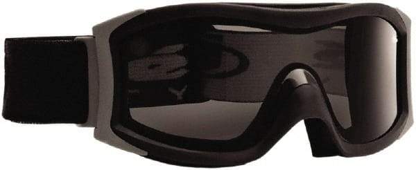 bolle SAFETY - Size Universal, Smoke (Color) Anti-Fog & Scratch Resistant Lens, Safety Goggles - Indirect Vent, Black Frame - Apex Tool & Supply