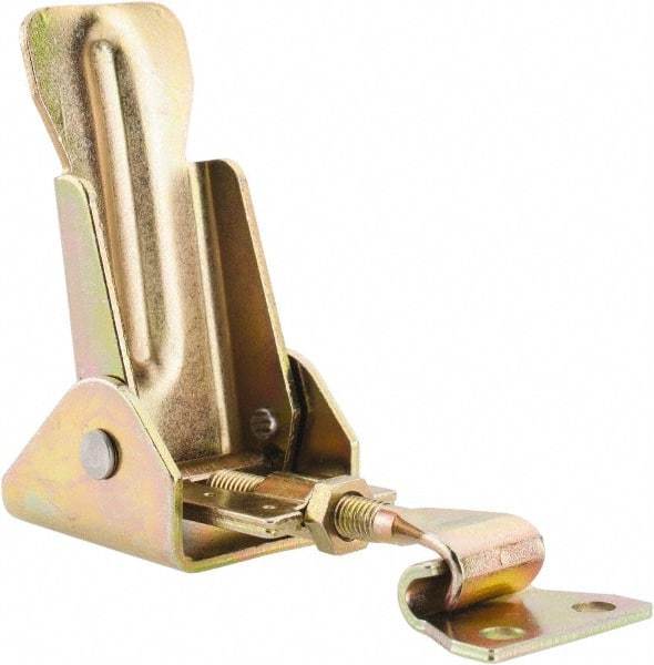 Value Collection - 3-13/32" Long x 1-3/16" Wide, Adjustable Toggle Latch - Steel, with Yellow Chromate Finish - Apex Tool & Supply