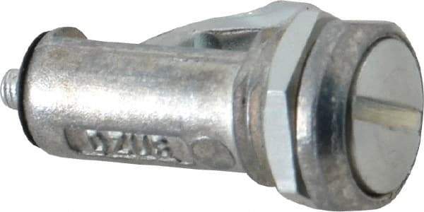 Dzus - 1/4 Turn Pawl Latch - 0.050 to 0.450 Grip, Zinc Plated Steel - Apex Tool & Supply