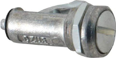 Dzus - 1/4 Turn Pawl Latch - 0.050 to 0.450 Grip, Zinc Plated Steel - Apex Tool & Supply