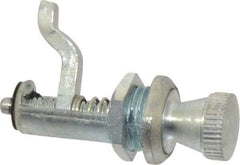Dzus - 1/4 Turn Pawl Latch - 0.375 to 0.750 Grip, Zinc Plated Steel - Apex Tool & Supply