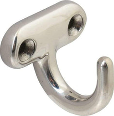 Sugatsune - 1-3/32" Wide x 1" High x 5/32" Thick, Wall Hook - 1" Projection, Polished - Apex Tool & Supply