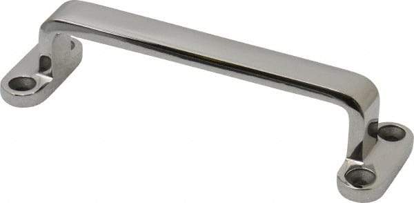 Sugatsune - 17/64" Handle Diam, Unfinished Steel Drawer Pull - 1-1/16" Projection, 4-11/64" Center to Center - Apex Tool & Supply