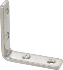 Sugatsune - 1-13/16" Long x 1/2" Wide, 18-8 Stainless Steel, Corner Brackets - Apex Tool & Supply