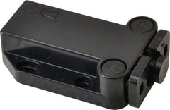 Sugatsune - 2-1/4" Long x 1-3/8" Wide x 5/8" High, Plastic Safe Push Latch - MC-37 Catch - Black Coated - Apex Tool & Supply