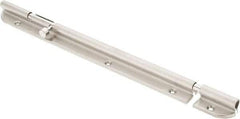 Sugatsune - 10-3/4" Long, 1-3/32" Wide Stainless Steel Barrel Bolts - Nickel Plated - Apex Tool & Supply